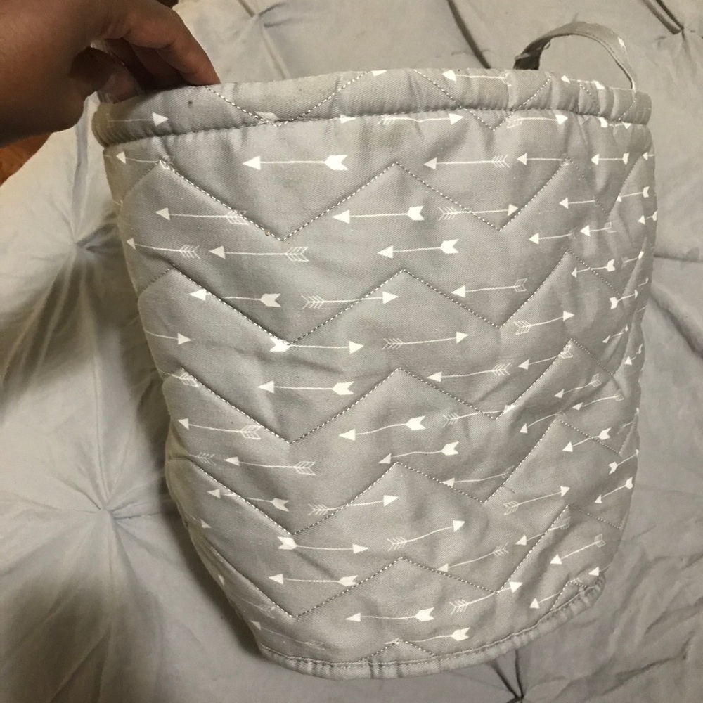 Cloud island quilted storage bin